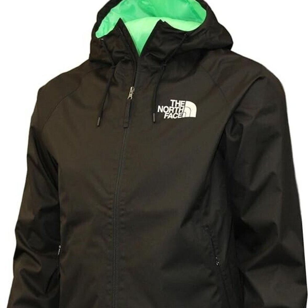 Men's The North Face Novelty Printed Drivent Rain Jacket - Black